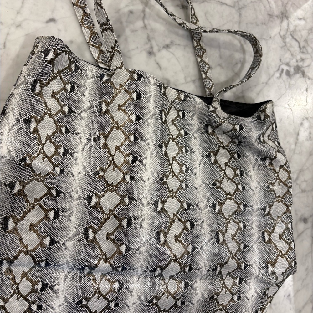 Saks Fifth Avenue Black Tote Bag